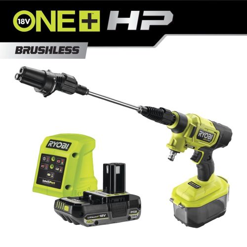 Ryobi RY18PWX41A-125 18 V akkumulátoros szénkefe nélküli nagynyomású mosó (1 x 2.5Ah)