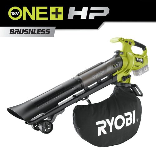 Ryobi RY18BVXA-0 18 V HP nagyteljesítményű szénkefe nélküli lombszívó-fúvó