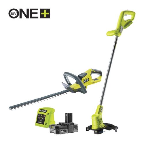 Ryobi RHT1845LT25M20 18 V akkumulátoros 45 cm-es sövényvágó és 25 cm-es szegélyvágó szett (1 x 2.0Ah)