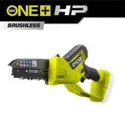   Ryobi RY18PSX15A-0 18 akkumulátoros, szénkefe nélküli HP 15 cm-es ágvágó fűrész