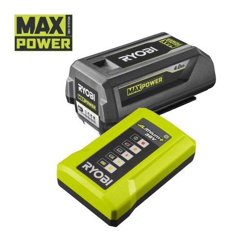 Ryobi RY36BK17B-140 MAX POWER akkumulátor- és töltőkészlet (1 x 4,0 Ah)