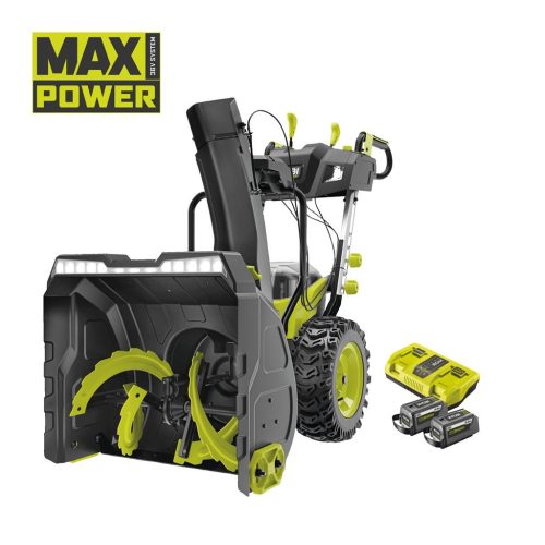 Ryobi RY36STX61A-260F 36 V kefe nélküli, kétfokozatú 61 cm-es hómaró (2x6,0 Ah)